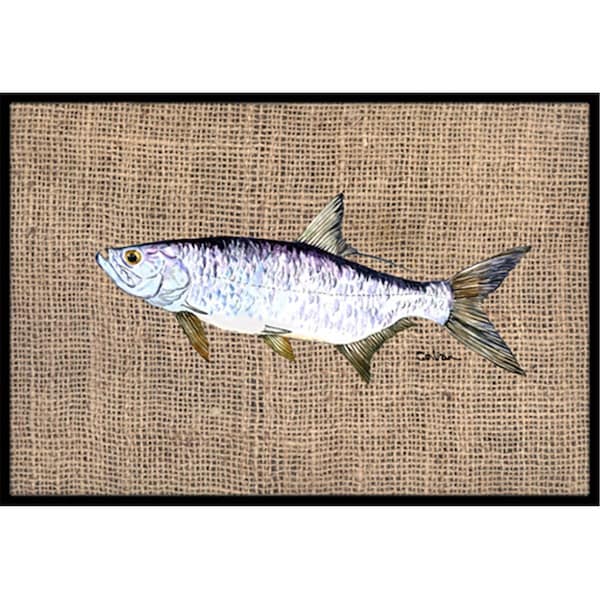 Carolines Treasures 18 x 27 in. Fish-Tarpon Indoor & Outdoor Doormat CA65326 - main